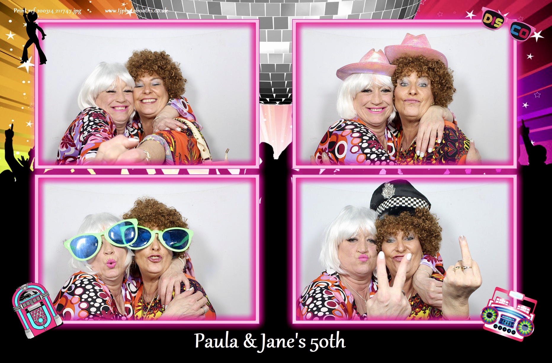 Paula & Jane's 50th | View more photos from the event at gallery.tjphotobooths.co.uk/u/TJPhotobooths/Paula-Janes-50th